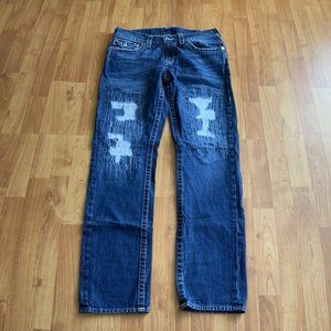 True Religion blue destroy men jean